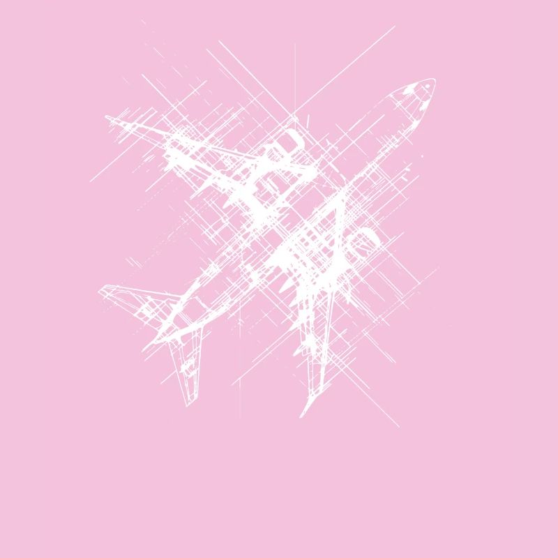 Dessin au trait d’avion
