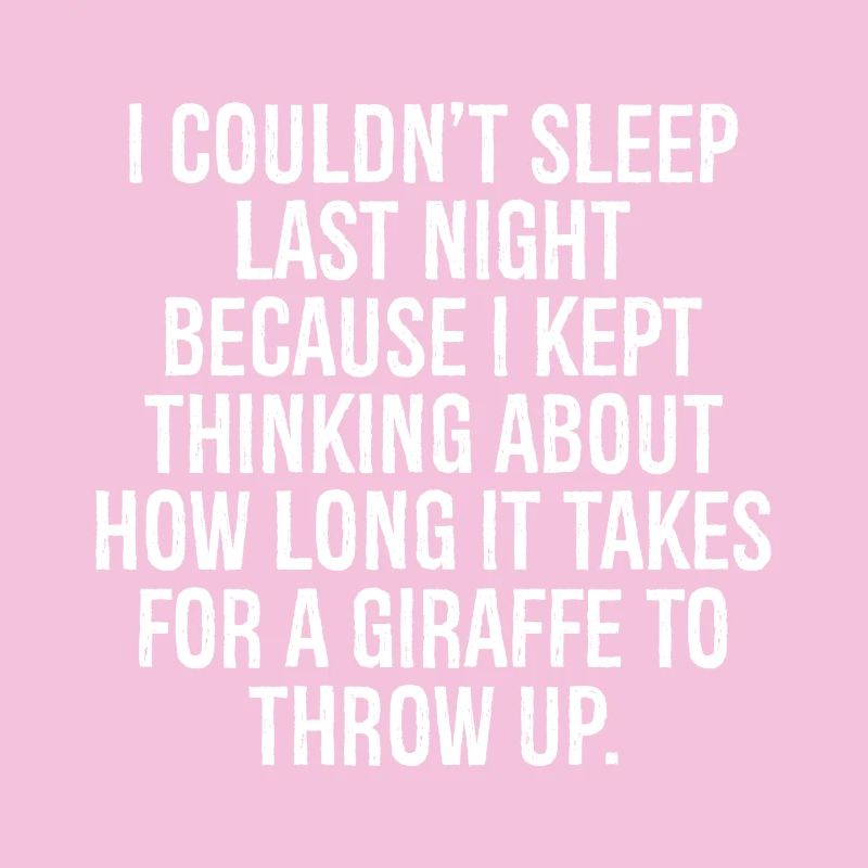 I couldn't sleep last night because I kept think