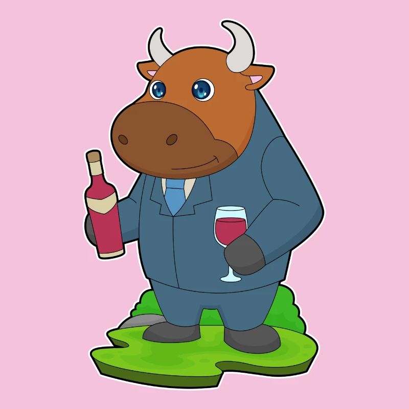 Taurus Bouteille de vin rouge