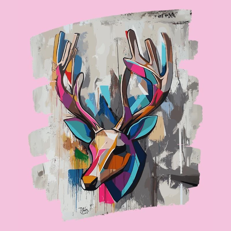 Cerf avec bois