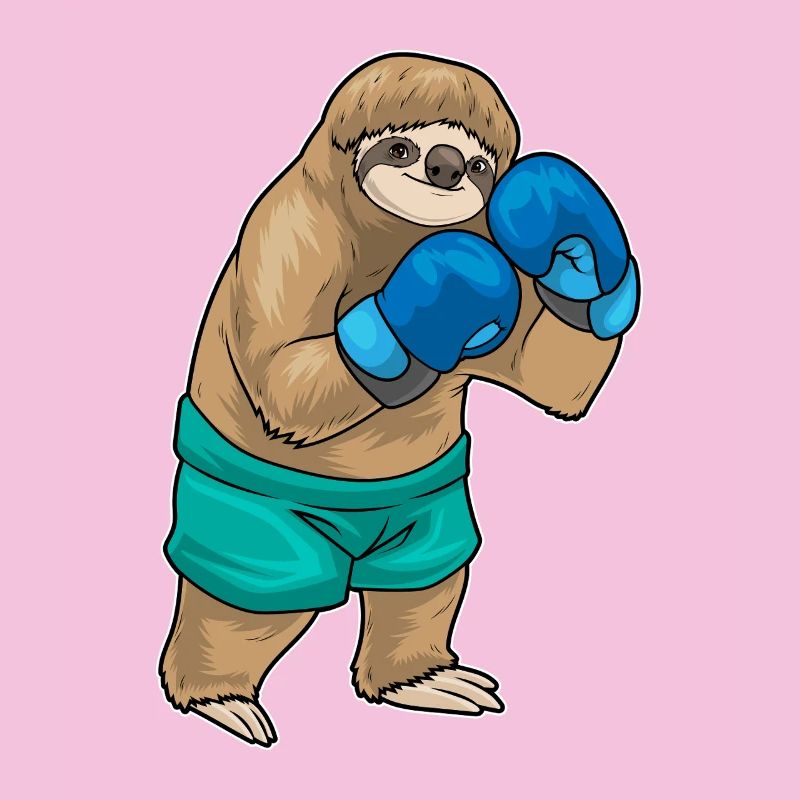 Sloth Boxer Gants de boxe Boxe