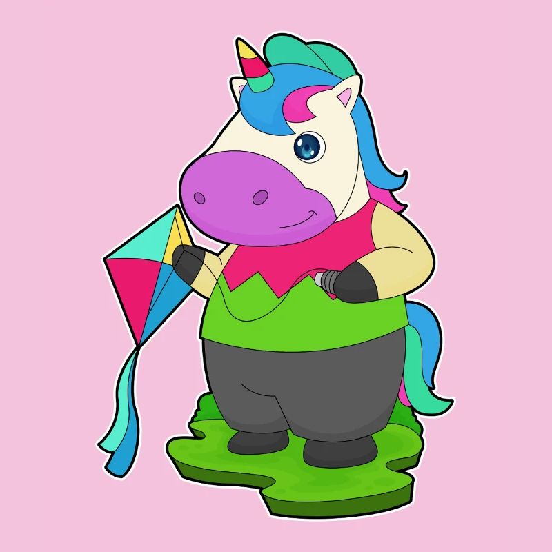 Unicorn Kite Flying Kite