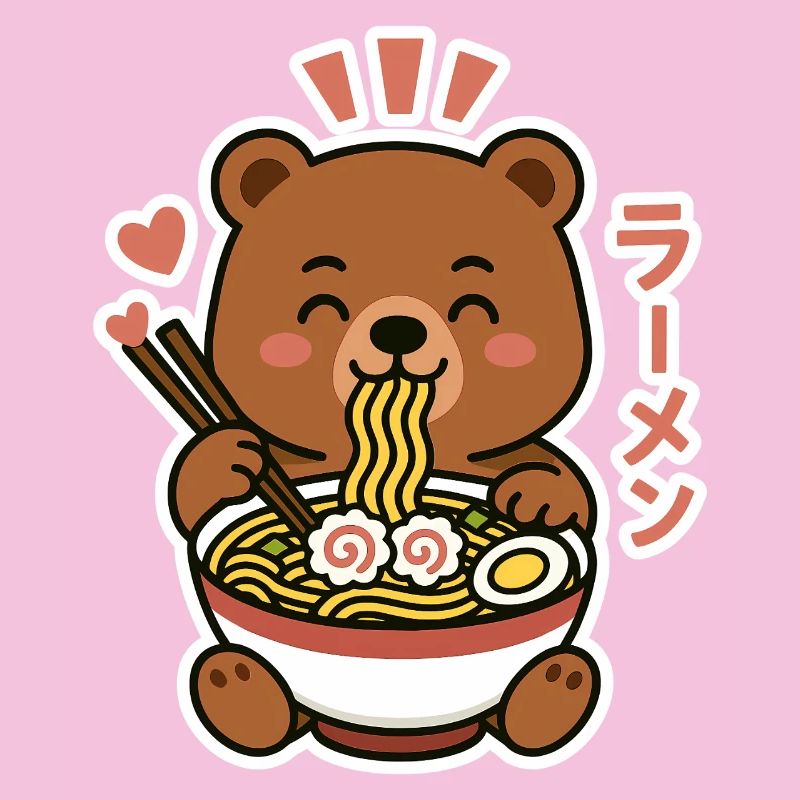 Ramen Noodle Bear