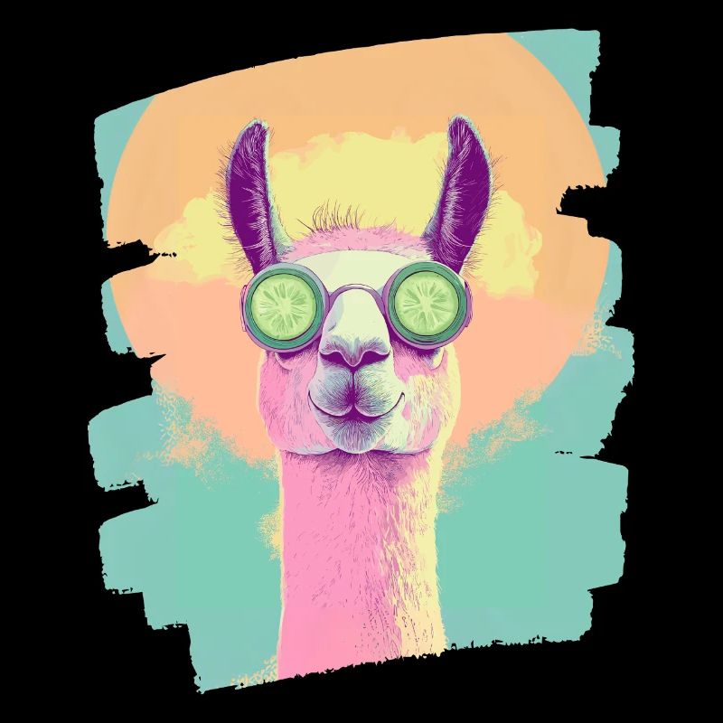 Llama Alpaca Beauty Selfcare Mask