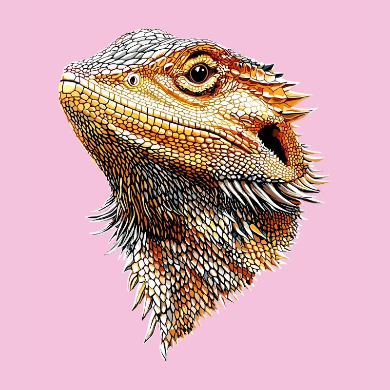 Bartagame Echse Bearded Dragon Süße Bartagamen