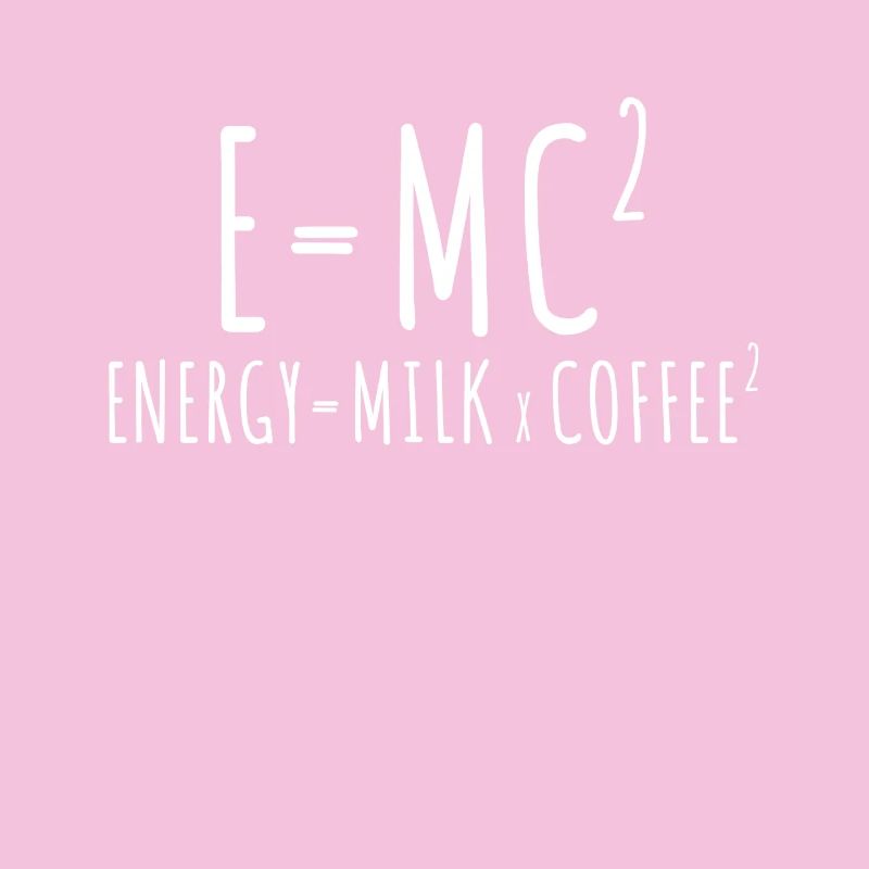 E=MC2 Physique Dicton Caféine Nerd Énergie Café