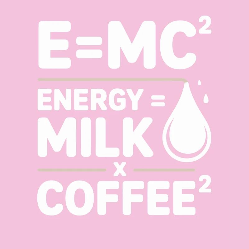 E=MC2 Physics Saying Caffeine Nerd Energy Coffee