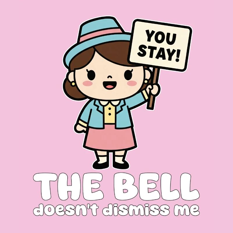 THE BELL DOESN'T DISMISS ME - TEACHER GIFT