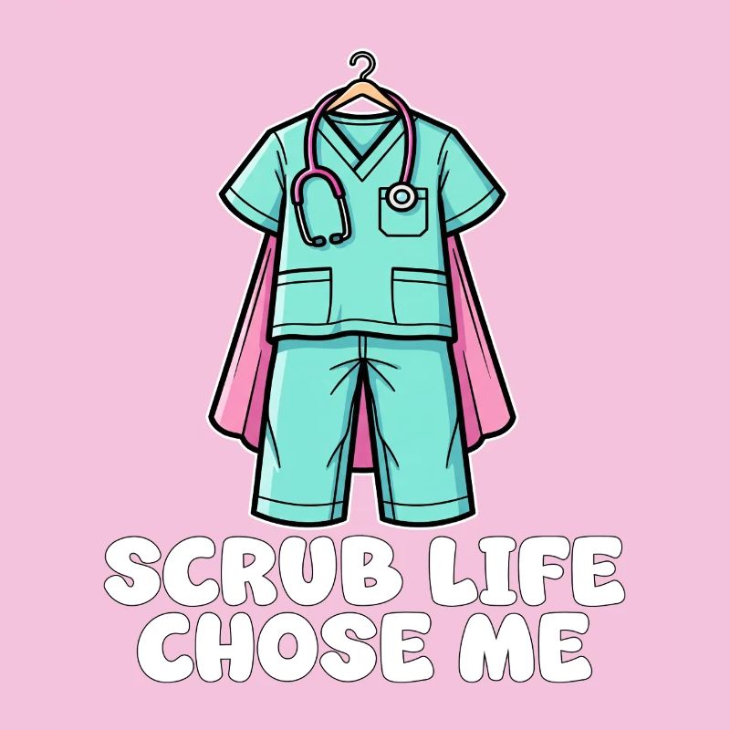 SCRUB LIFE CHOSE ME - KRANKENSCHWESTER GESCHENK