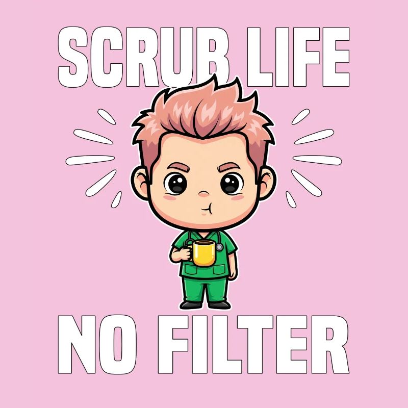 SCRUB LIFE, NO FILTER - DOCTOR GIFT