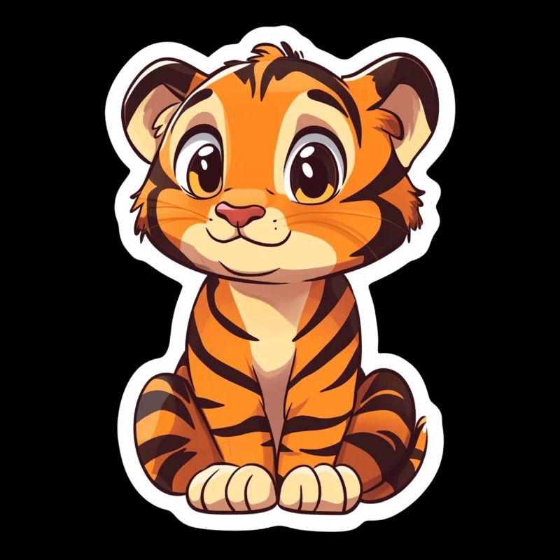 Cute Tiger – Fun Gift Idea for Kids