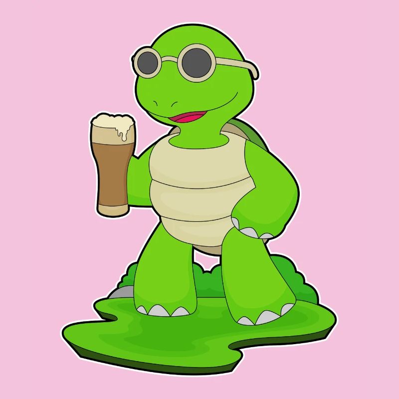 Turtle Chope de bière Bière
