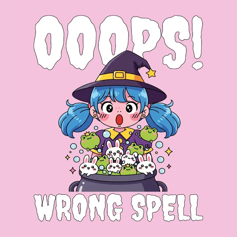 OUPS ! MAUVAIS SORT - SORCIÈRE HALLOWEEN