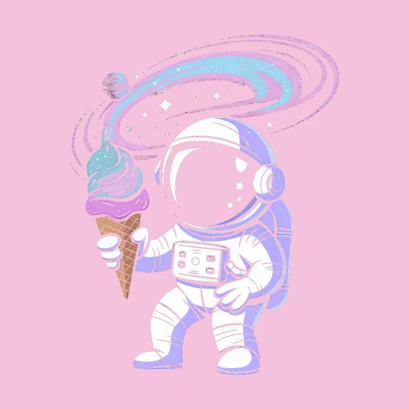 Astronaute de l'espace avec de la glace