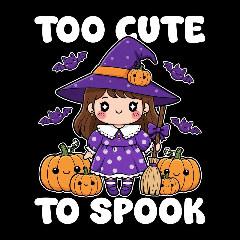 TROP MIGNON POUR ÊTRE EFFRAYÉ - WITCH HALLOWEEN