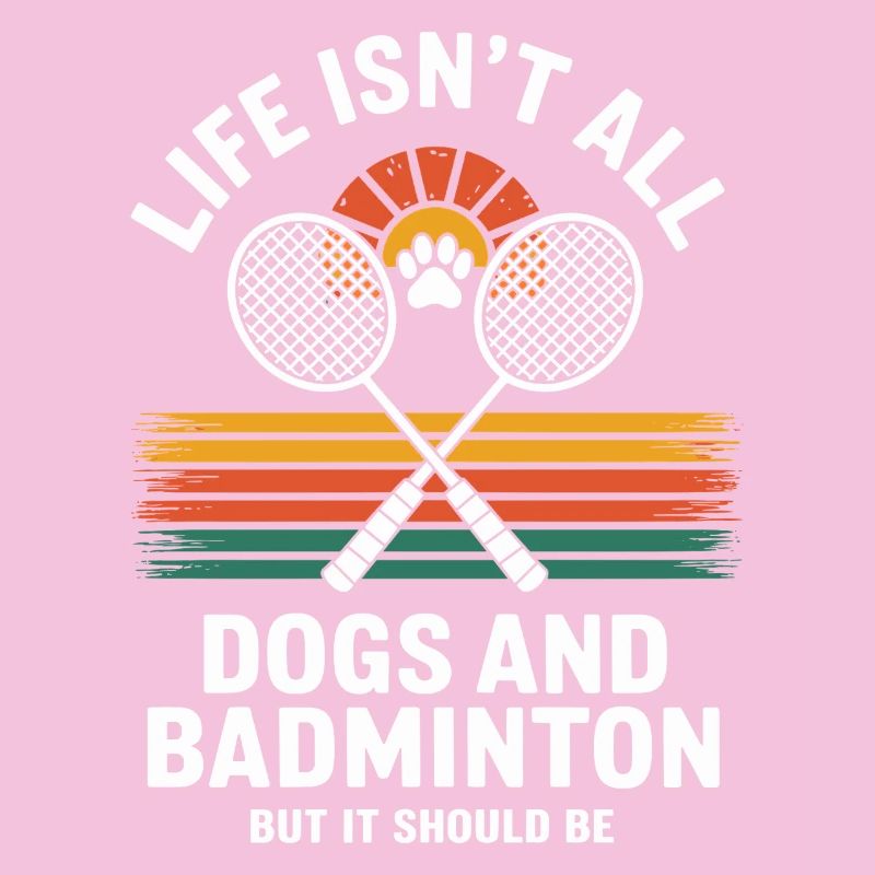 Chiens et badminton