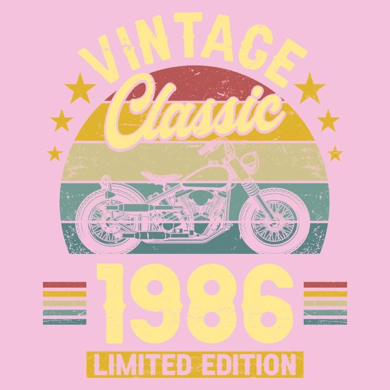 1986 Biker 40. Geburtstag Mann
