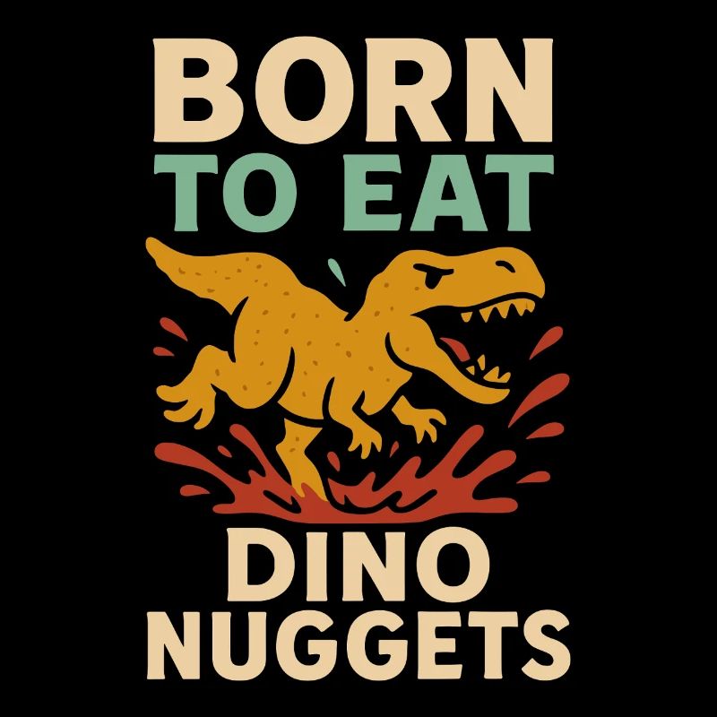 Dino Nuggets Nostalgia Funny Snack Dinosaur