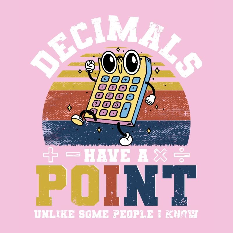 Mathe Mathelehrer Decimals Have A Point