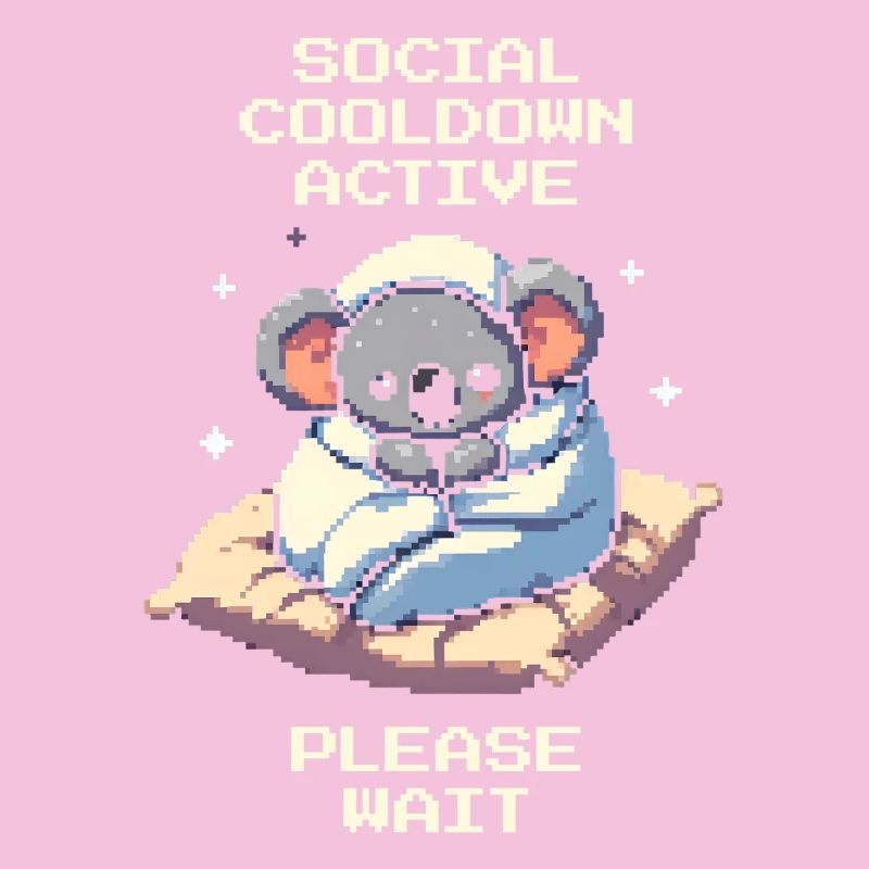 Social cooldown active | Introverted humor