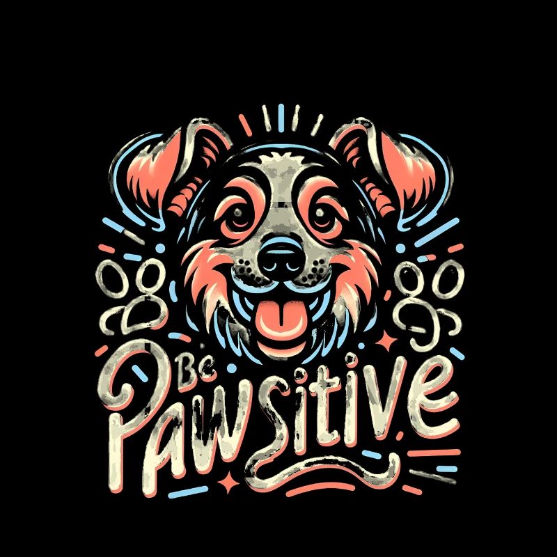Be pawsitive süßer Hund