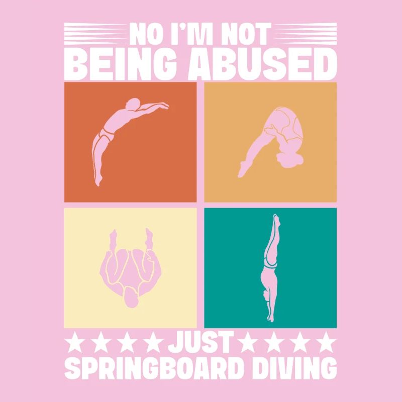 Kunstspringen Turmspringer Sprungbrett