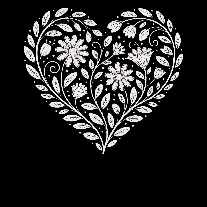 Blumenherz Muster Florist