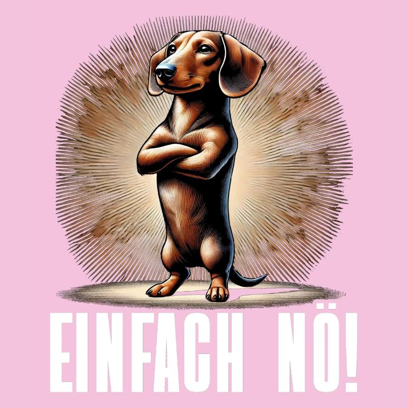 Einfach Nö Dackel Teckel Hund Hunderasse