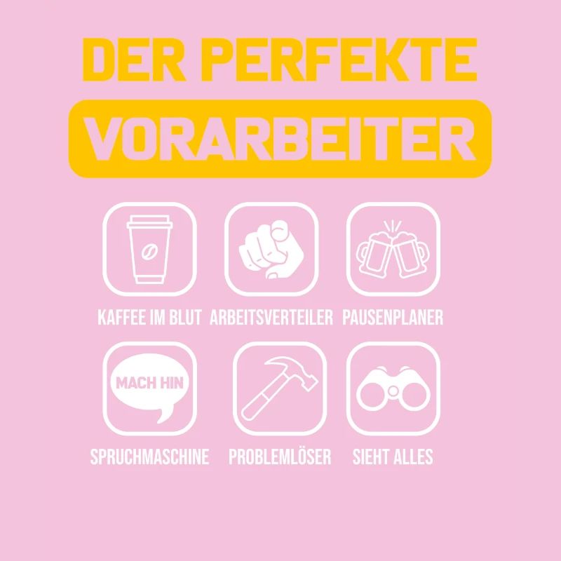Der perfekte Vorarbeiter Polier Baustelle Bau