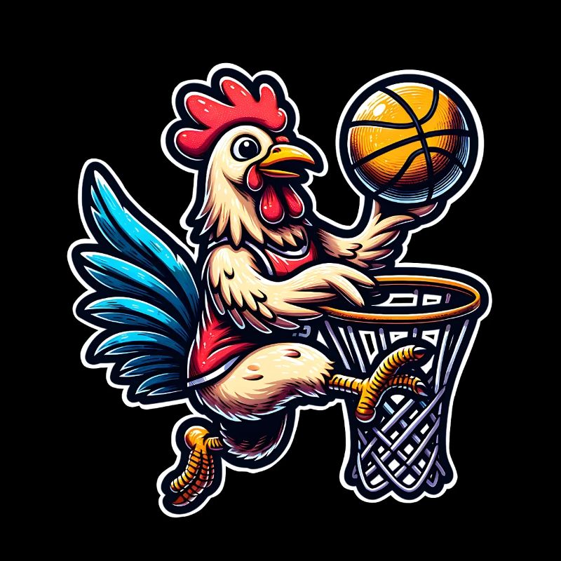 Poulet de basket-ball