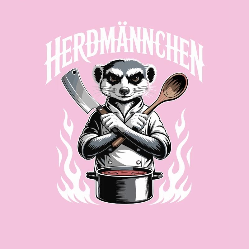 Herdmannchen Kochen Lustiger Koch Herdmannchen