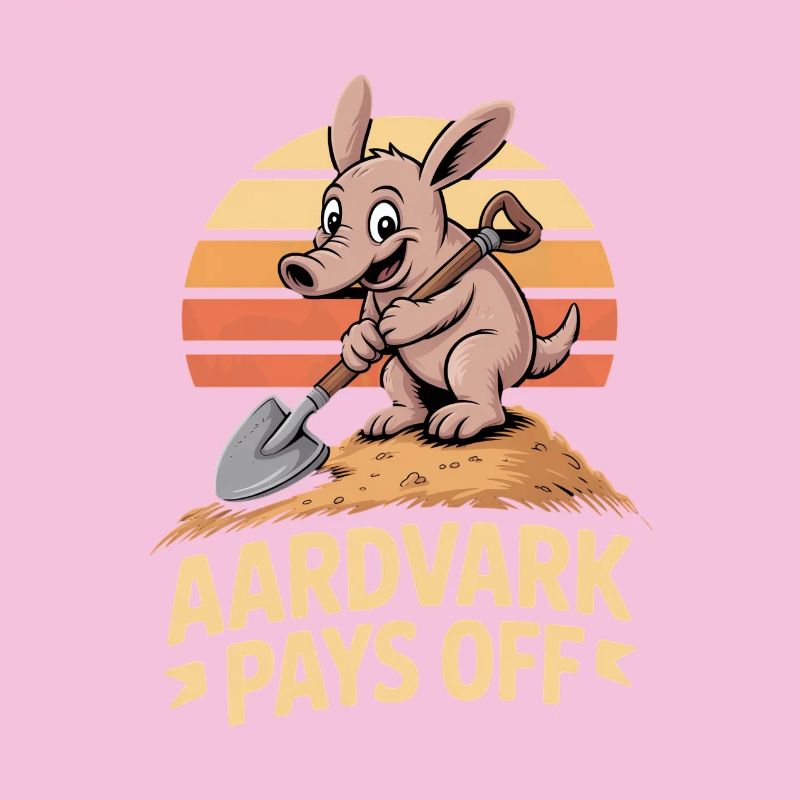 Erdferkel Motivation AARDVARK PAYS OFF