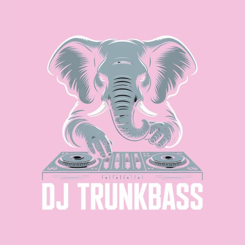 DJ Trunkbass Elephant à la table de mixage basse
