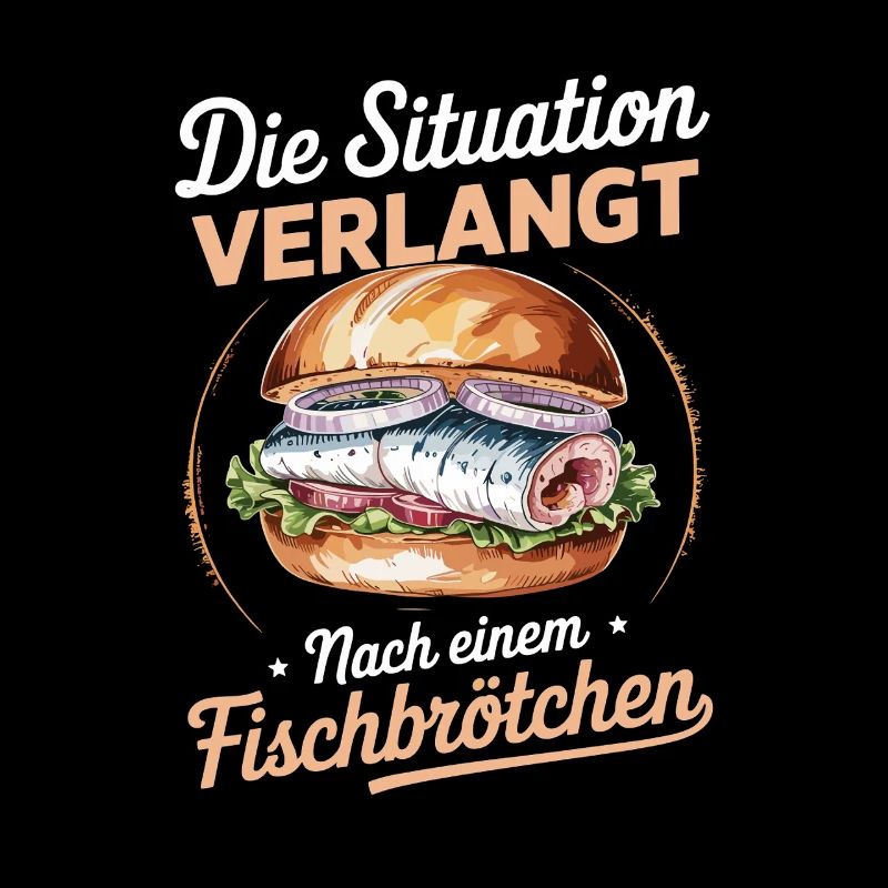  Die Situation Verlangt Nach Einem Fischbrötchen