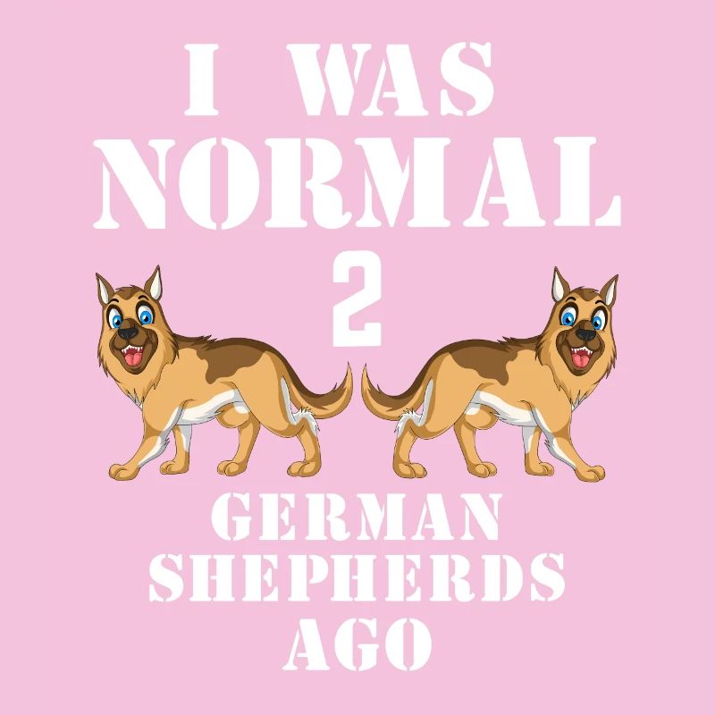 Humorous German Shepherd Meme Design