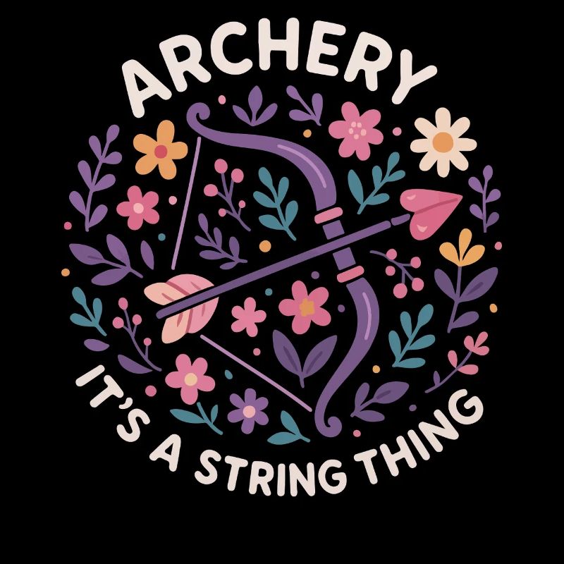 Tir à l'arc Une question d'archer de corde d'arc