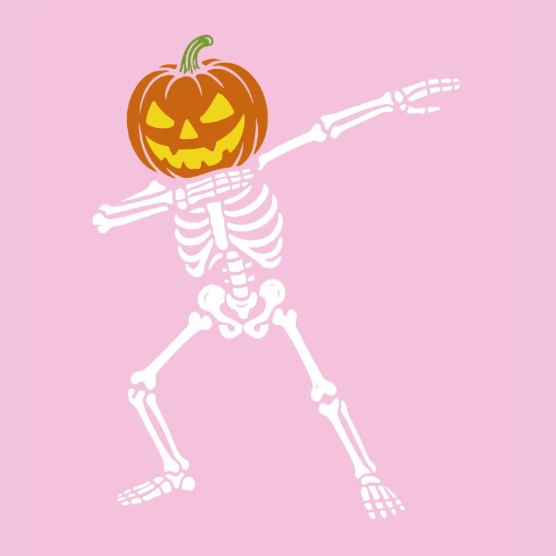 Halloween Dab Dance Skeleton - Dabbing Pumpkin