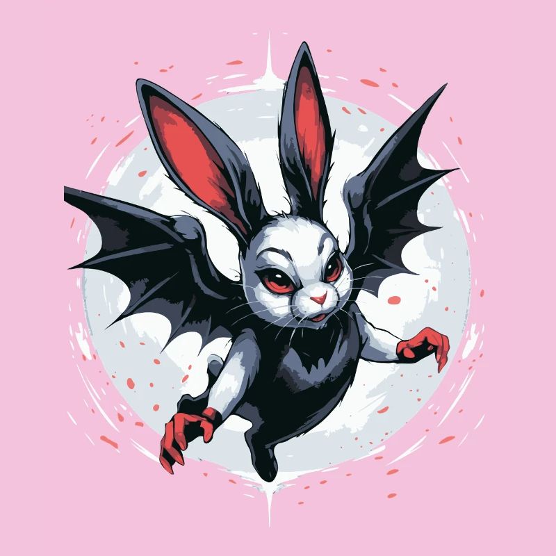 Düstere Hasen-Vampirwappenvampir