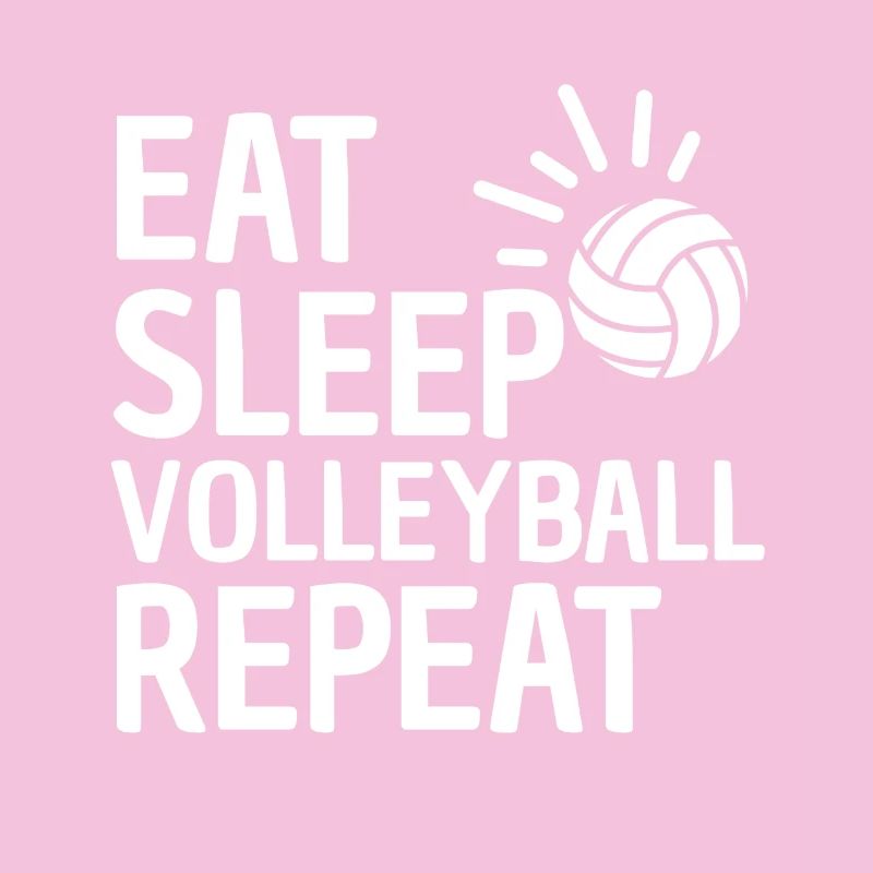 Manger dormir Volley-ball Répéter
