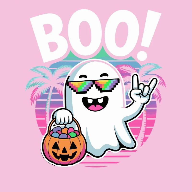 Boo! Retro Ghost Party