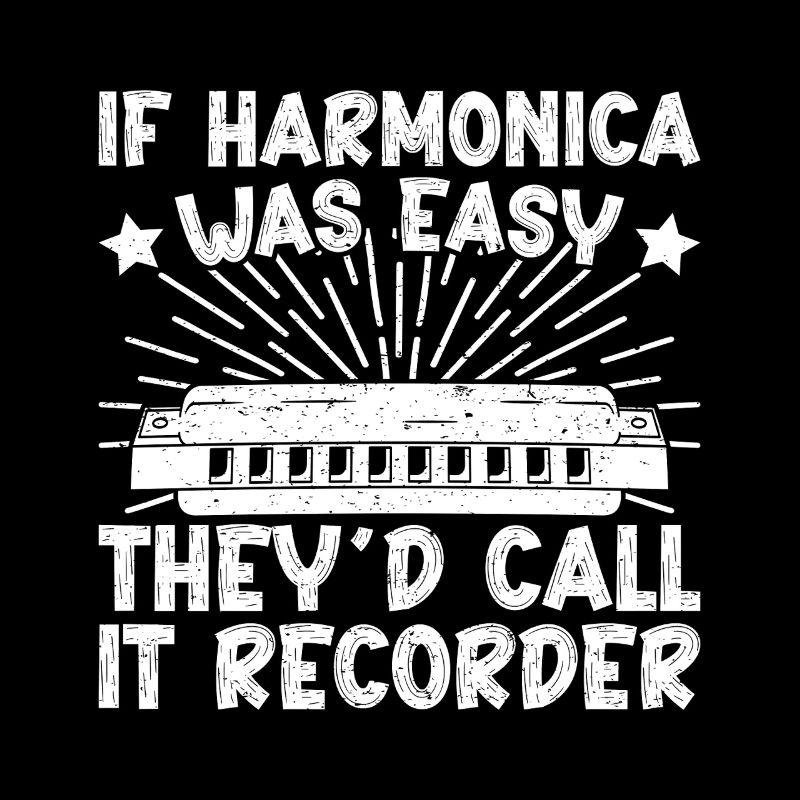 Harmonica Musican Was Easy They Call Recorder