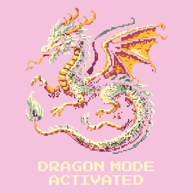 Dragon Mode Enabled | Fantasy RPG Pixel Art