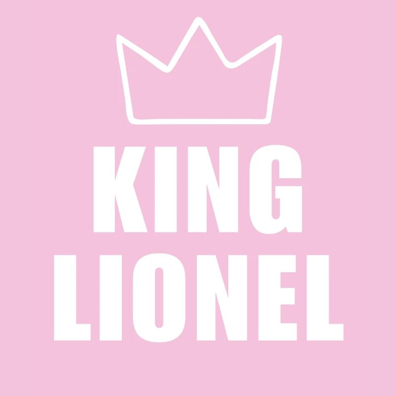Lionel Name mit Buchstabe L - King Crown Hemd