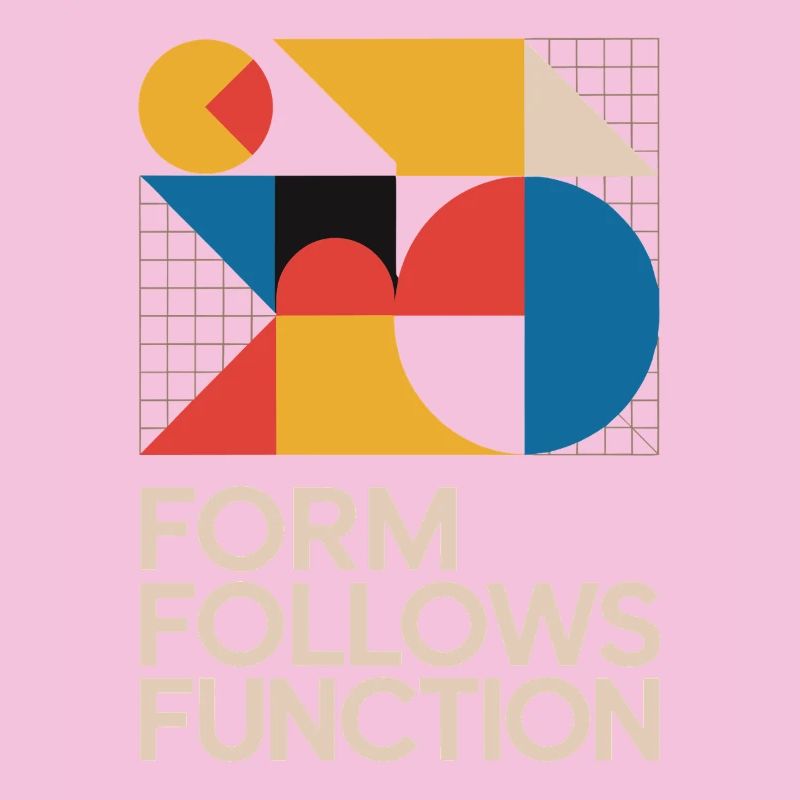 Bauhaus Form Follows Function Geometrische Kunst