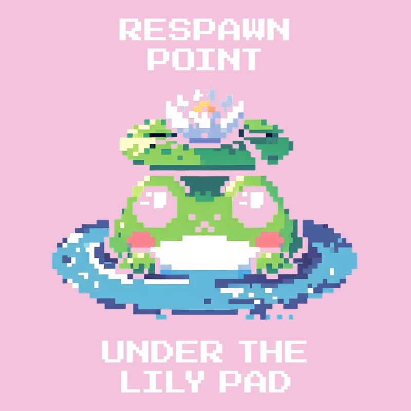 Point de réapparition : Sous le nénuphar | Grenouille, Étang