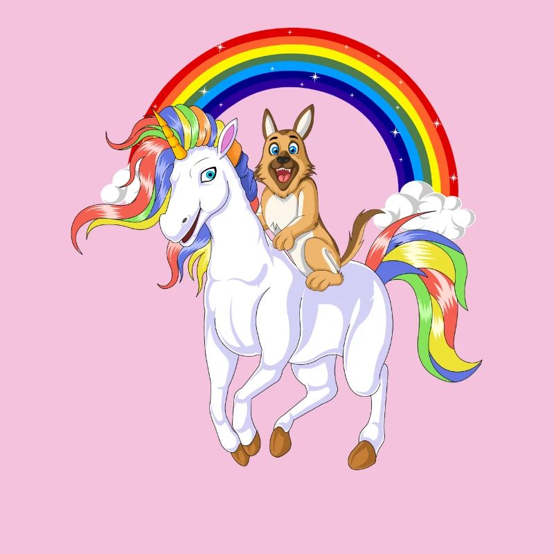 German Shepherd Unicorn