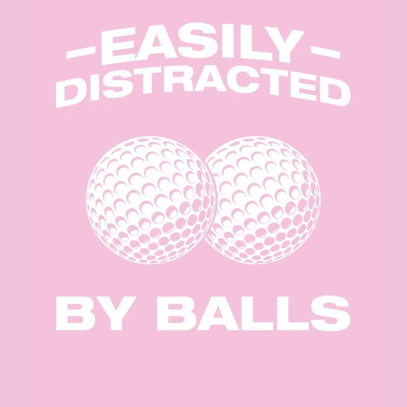 Easily distracted by balls Golfer Golf Golfen