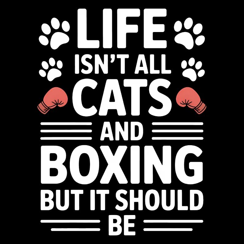 Boxe Dire Chats Boxer Drôle Boxe Cadeau