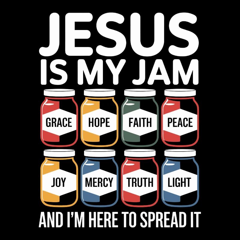 Jésus est mon truc avec la grâce, l’espérance, la foi,