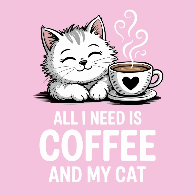 All I Need Is Coffee and Cat